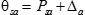 The benchmarked state-s and age group-a small area estimate, Theta sub s and a, is defined as the sum of capital P sub s and a and Delta sub a.