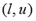 lower interval l comma and upper interval u