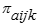 pi sub a, i, j, k