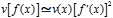 Variance v of function x is approximately equal to the variance v of x multiplied by the square of the first-order derivative of function x.