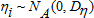 An eta sub i is normally distributed with mean 0 and variance denoted by matrix capital D sub eta.