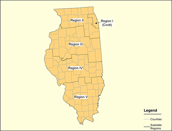 Figure 14, Illinois Regions
