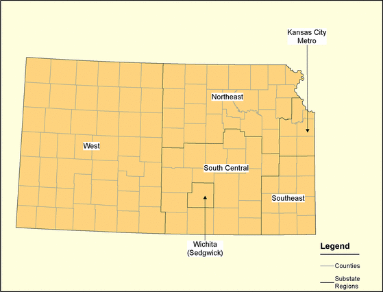 Figure 17, Kansas Regions