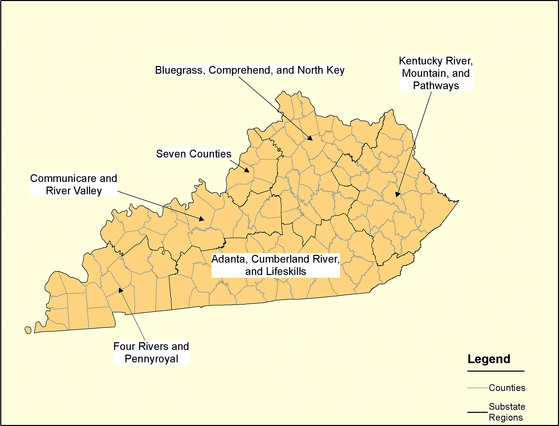 Figure 18, Kentucky Regions
