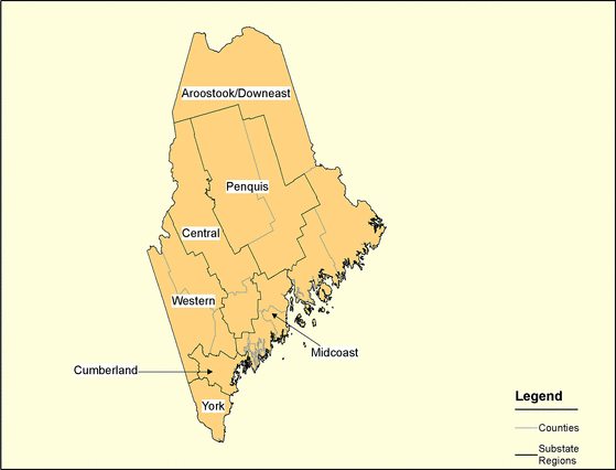 Figure 20, Maine Regions