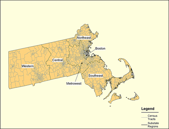 Figure 22, Massachusetts Regions