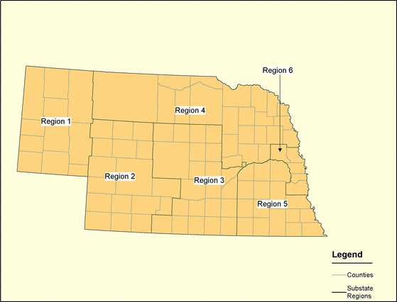 Figure 28, Nebraska Regions