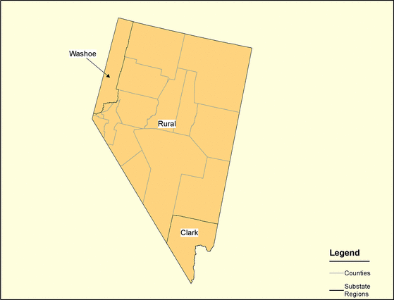 Figure 29, Nevada Regions