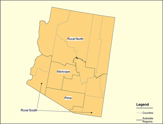 Figure 3, Arizona Regions
