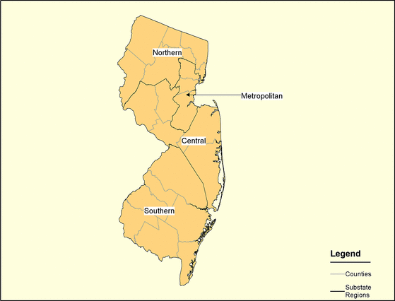 Figure 31, New Jersey Regions