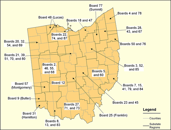 Figure 36, Ohio Regions