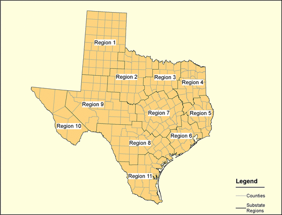 Figure 44, TX Regions