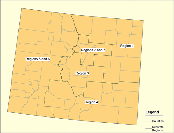 Figure 6, Colorado Regions