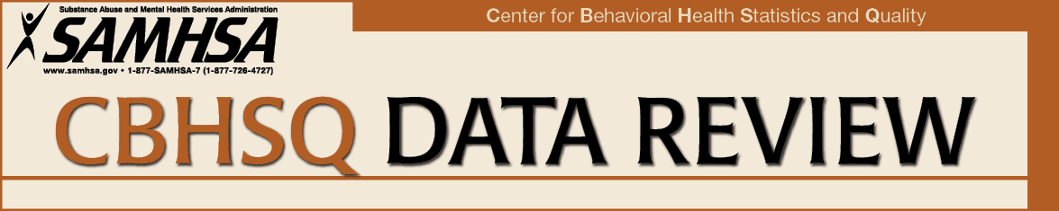 Banner image for CBHSQ Data Review, Center for Behavioral Health Statistics and Quality