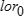 log-odds ratio lor sub zero