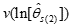 the variances of the natural logarithm of theta hat 2 sub s