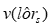the variance v of the estimate of the log-odds ratio, lor hat sub s