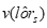the variance v of the estimate of the log-odds ratio, lor hat sub s,
