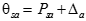 The benchmarked state-s and age group-a small area estimate, Theta sub s and a, is defined as the sum of capital P sub s and a and Delta sub a.