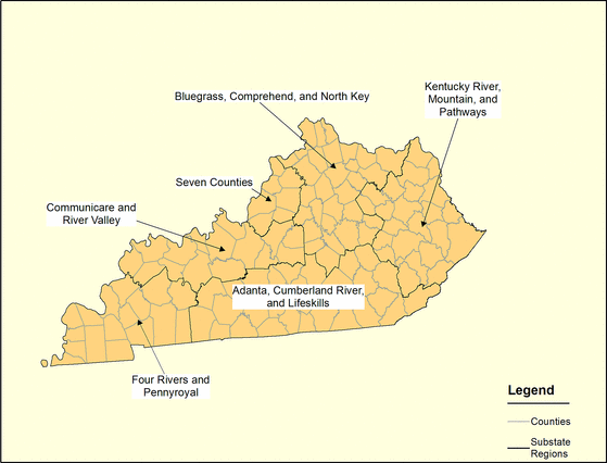 Figure 18, Kentucky Regions