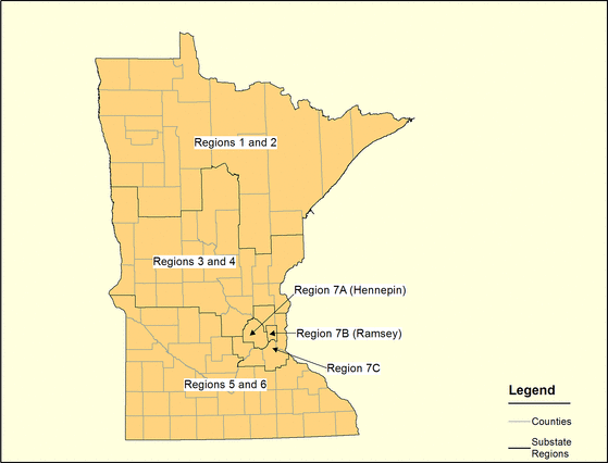 Figure 24, Minnesota Regions