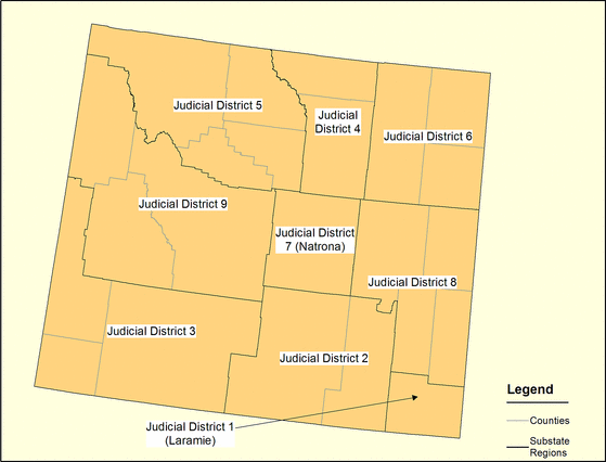 Figure 51, Wyoming Regions